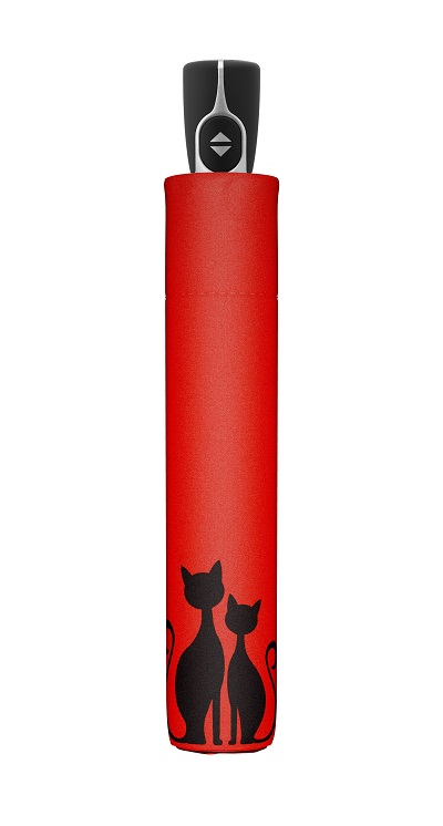 Ženski dežnik FIBER MAGIC Cats family red - slika 2